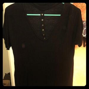 Black choker shirt